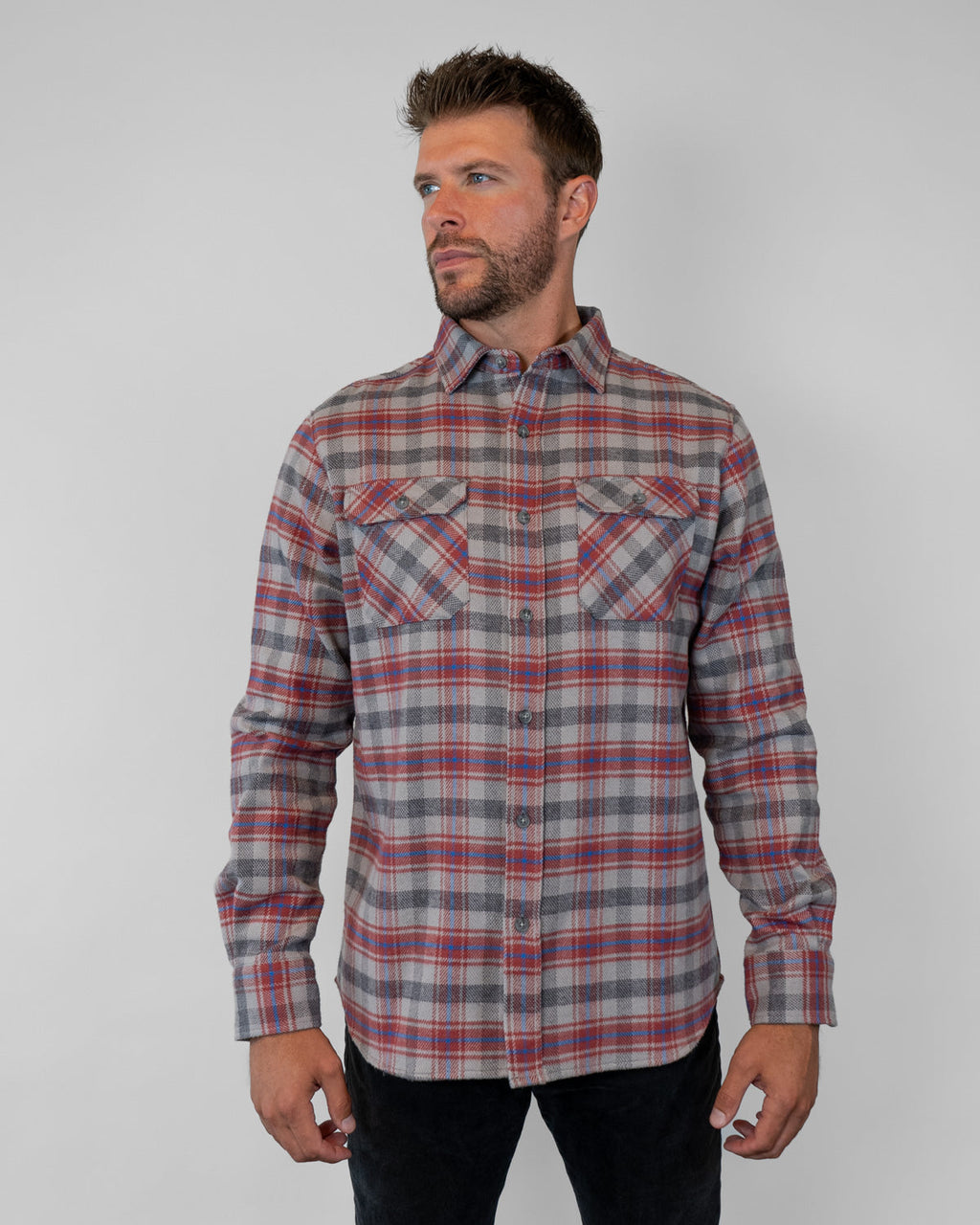 Field Grand Flannel, Sedona Red