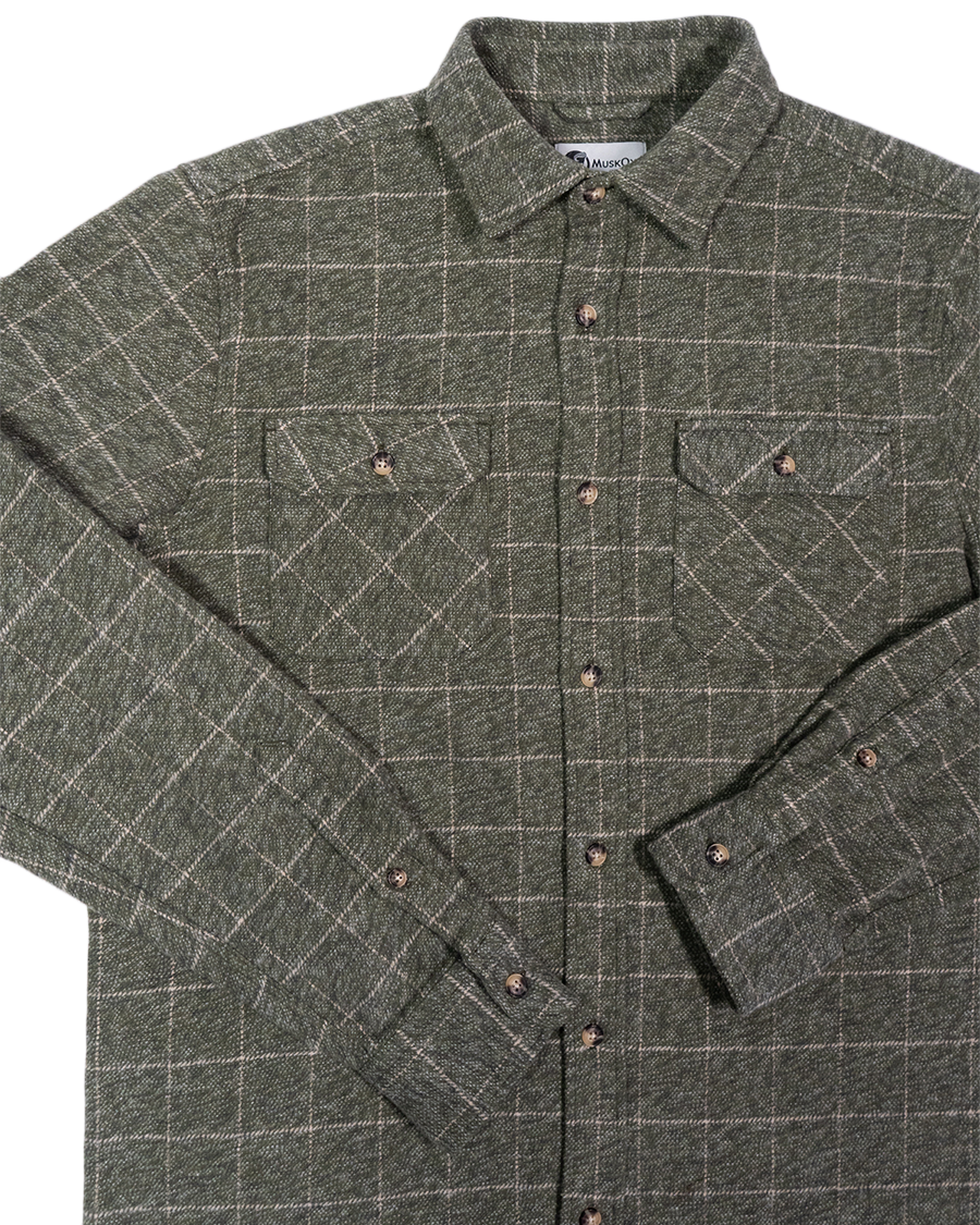 Grand Flannel, Moss Green