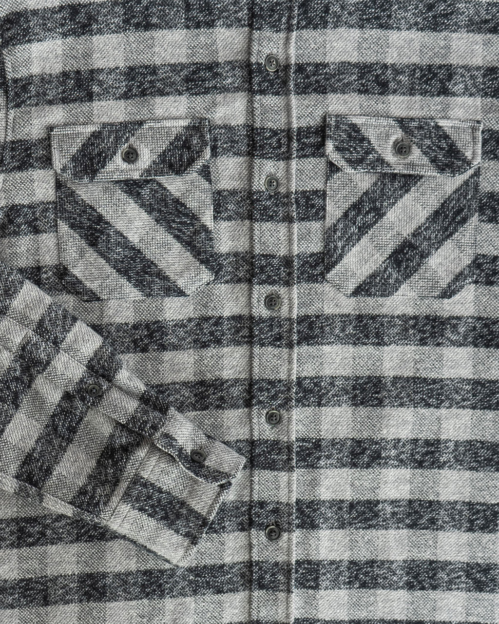 Grand Flannel, Charcoal Gingham