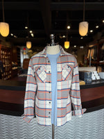 Load image into Gallery viewer, SALMON BLUE PLAID

