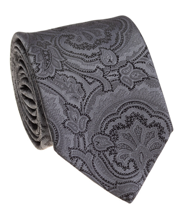 Slate Sophistication Polished Tie
